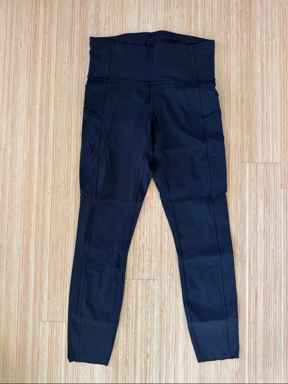 lululemon athletica Black Cropped Leggings